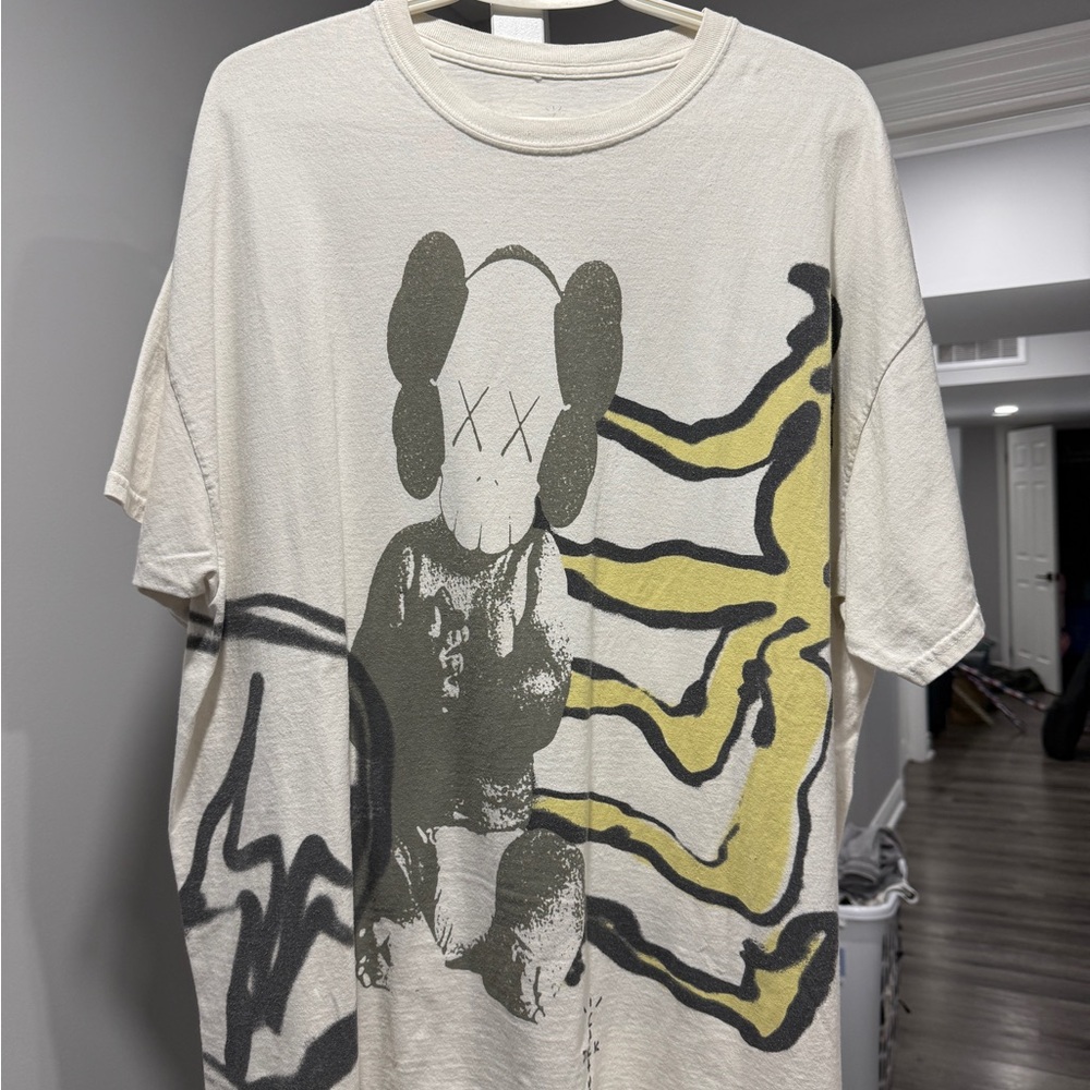 Cactus Jack By Travis Scott X KAWS For Fragment Tee 'Vintage Wash' XL